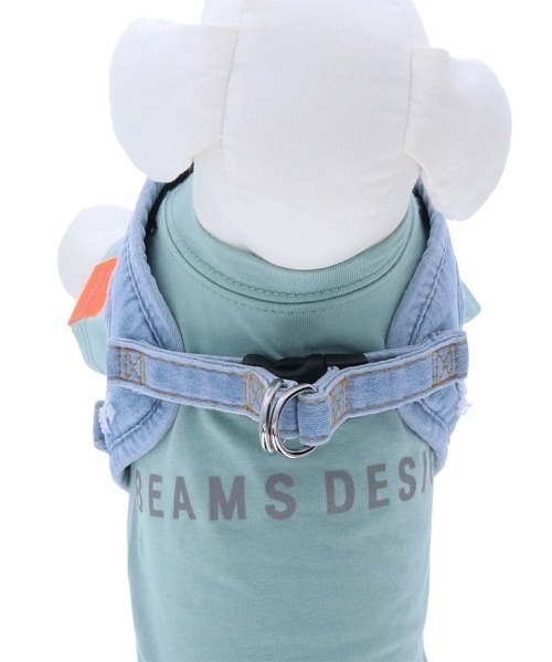 BEAMS DESIGN(ビームス デザイン)の「BEAMS DESIGN/ベルトハーネスダメージデニムXSサイズ(リード/ハーネス/首輪・レディース・ブルー・XS)」の6枚目の写真