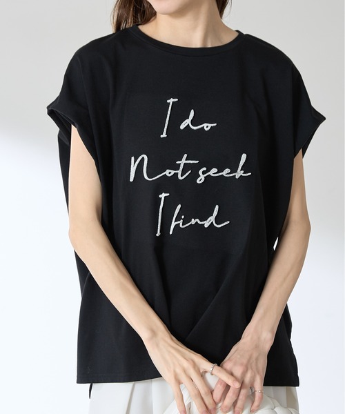 &. NOSTALGIA（アンドドットノスタルジア）の「【ZOZO限定】刺繍ロゴプルオーバー（Tシャツ/カットソー・レディース・ホワイト/ブラック・M）」の17枚目の写真