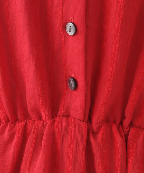 長袖Vネックフレアワンピース レッド ☆ Les Petites... 数量限定】Vネックワンピース レッド – itobanashi