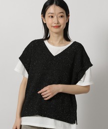 LAKOLE | スパンコールニットベスト / 491582(ベスト)