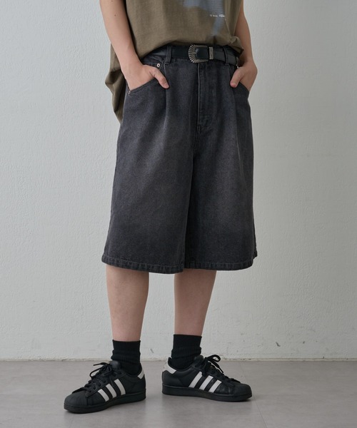 COLONY 2139（コロニートゥーワンスリーナイン）の「デニムバギーショーツ（デニムパンツ・メンズ・ブルー/ブラック・MEDIUM/LARGE）」の21枚目の写真