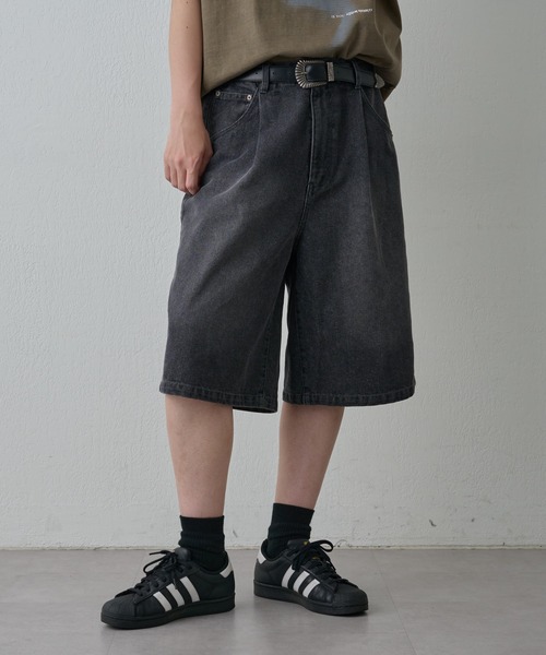 COLONY 2139（コロニートゥーワンスリーナイン）の「デニムバギーショーツ（デニムパンツ・メンズ・ブルー/ブラック・MEDIUM/LARGE）」の22枚目の写真