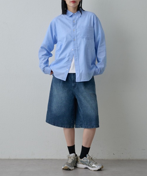 COLONY 2139（コロニートゥーワンスリーナイン）の「デニムバギーショーツ（デニムパンツ・メンズ・ブルー/ブラック・MEDIUM/LARGE）」の6枚目の写真