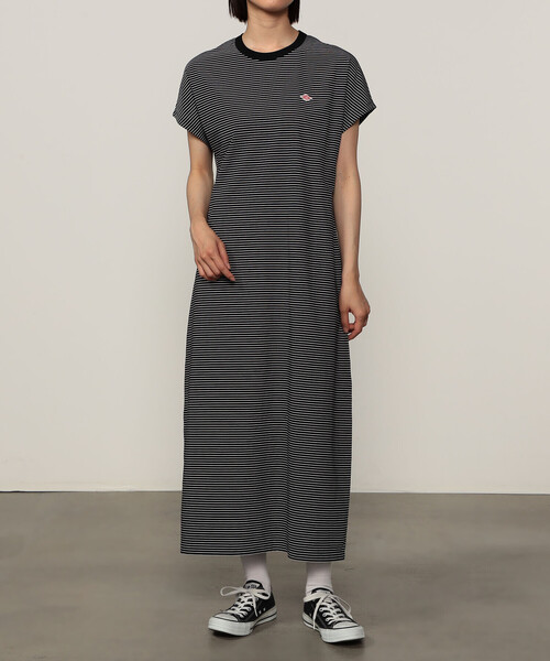 DANTON/ダントンノースリーブ ワンピース　ロングブラック DANTON/ダントンノースリーブ ワンピース ロングブラック（STORE