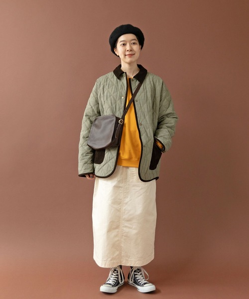 PAR ICI（パーリッシィ）の「EVOダウン リバーシブルハンティングブルゾン（ブルゾン・レディース・ベージュ/ネイビー・FREE）」の10枚目の写真