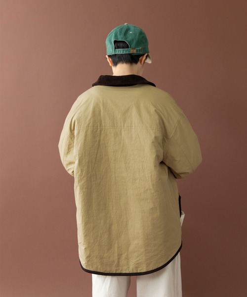 PAR ICI（パーリッシィ）の「EVOダウン リバーシブルハンティングブルゾン（ブルゾン・レディース・ベージュ/ネイビー・FREE）」の19枚目の写真