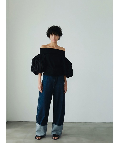 セール】ボリュームスリーブカットトップス（Tシャツ/カットソー