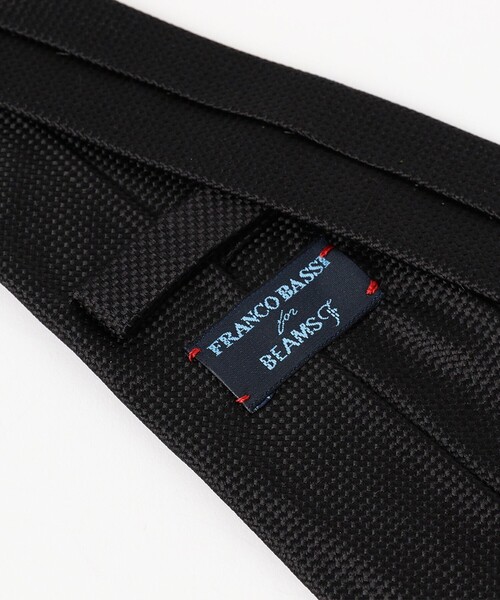 BEAMS F（ビームスエフ）の「FRANCO BASSI / シルク ソリッド ネクタイ（ネクタイ・メンズ・ブラック/ネイビー・ONE SIZE）」の4枚目の写真
