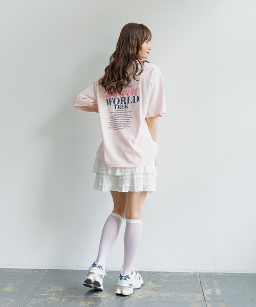 GLOBAL WORK（グローバルワーク）の「フリルミニスカートペチパンツ付き/AND YUA ANY/494838（スカート・キッズ・オフホワイト/グレー・MEDIUM/SMALL）」の14枚目の写真