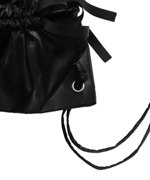 WEGO(ウィゴー)の「WEGO/ドロストリボンギャザーナップサック(バックパック/リュック・レディース・ライトピンク/ブラック/その他1/その他2・FREE)」の22枚目の写真