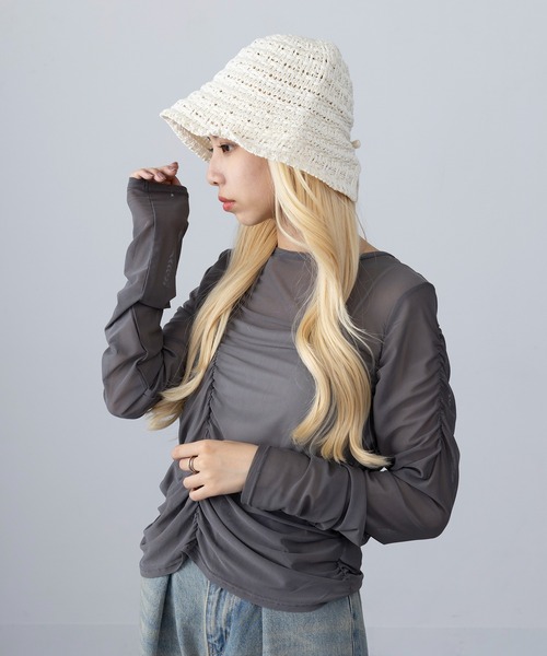 ANTEPRIMA リボン付き広つばハット 2色セット リボン付きつば広ハット（ハット）｜STYLEBLOCK（スタイル