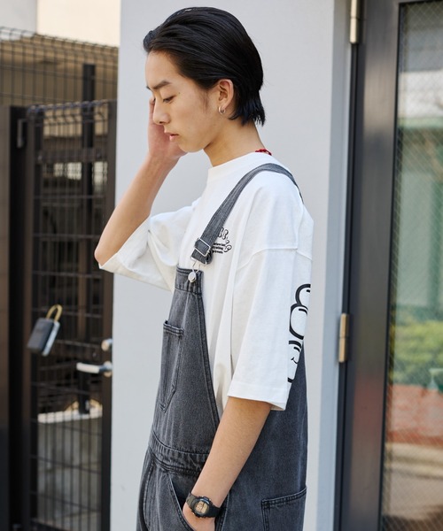 WEGO（ウィゴー）の「WEGO/デニムオーバーオール（サロペット/オーバーオール・メンズ・ブラック系3/スカイブルー・SMALL/MEDIUM）」の9枚目の写真