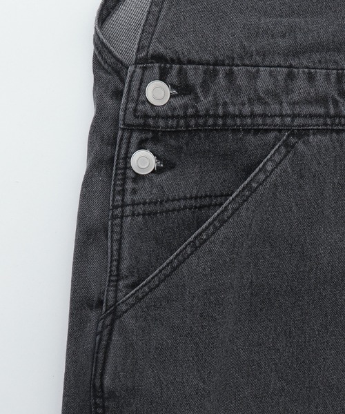 WEGO（ウィゴー）の「WEGO/デニムオーバーオール（サロペット/オーバーオール・メンズ・ブラック系3/スカイブルー・SMALL/MEDIUM）」の22枚目の写真
