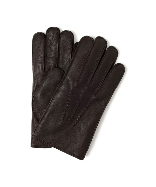 BEAMS HEART(ビームスハート)の「ディアスキン グローブ(手袋・メンズ・ダークブラウン/ブラック・ONE SIZE)」の2枚目の写真