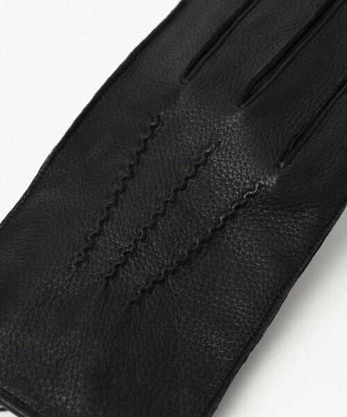 BEAMS HEART(ビームスハート)の「ディアスキン グローブ(手袋・メンズ・ダークブラウン/ブラック・ONE SIZE)」の5枚目の写真