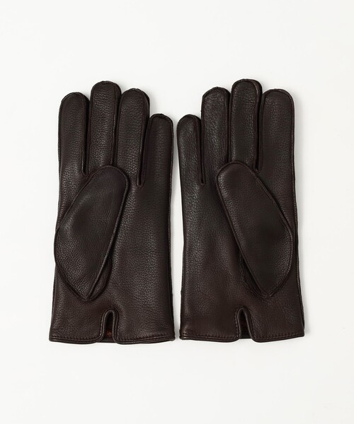 BEAMS HEART(ビームスハート)の「ディアスキン グローブ(手袋・メンズ・ダークブラウン/ブラック・ONE SIZE)」の6枚目の写真