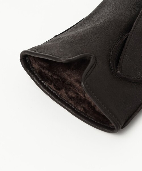 BEAMS HEART(ビームスハート)の「ディアスキン グローブ(手袋・メンズ・ダークブラウン/ブラック・ONE SIZE)」の7枚目の写真