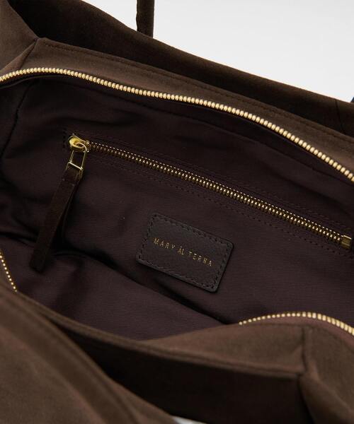 MARY AL TERNA(メアリオルターナ)の「【MARY AL TERNA /メアリーオルターナ】RIKYU MINI TOTE&BOSTON BAG(ハンドバッグ・レディース・ブラウン/ブラック・FREE)」の5枚目の写真