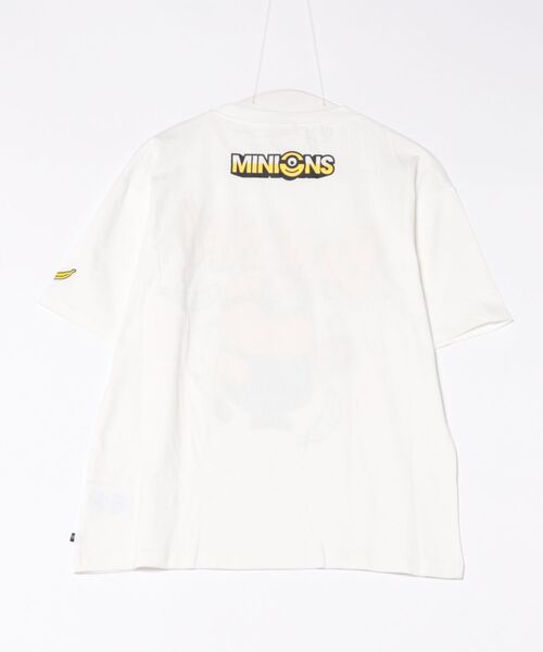 MINIONS（ミニオンズ）の「【綿100％】 親子お揃い ミニオン マジック Tシャツ 0457A（Tシャツ/カットソー・レディース・ホワイト・M/L/S）」の2枚目の写真