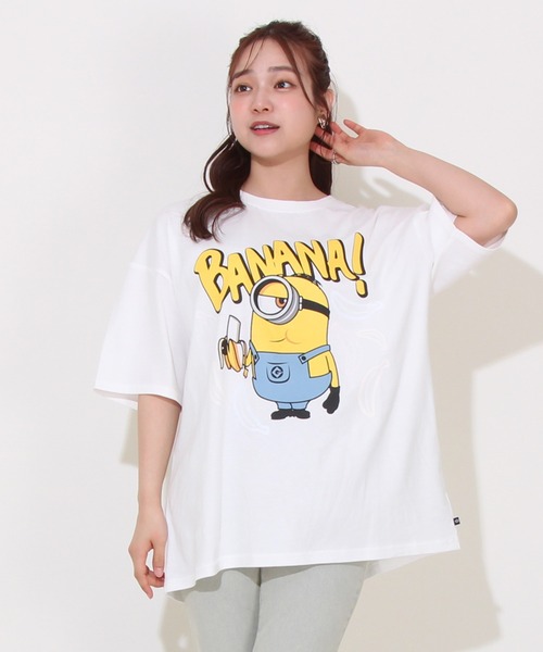MINIONS（ミニオンズ）の「【綿100％】 親子お揃い ミニオン マジック Tシャツ 0457A（Tシャツ/カットソー・レディース・ホワイト・M/L/S）」の11枚目の写真