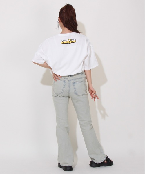 MINIONS（ミニオンズ）の「【綿100％】 親子お揃い ミニオン マジック Tシャツ 0457A（Tシャツ/カットソー・レディース・ホワイト・M/L/S）」の12枚目の写真