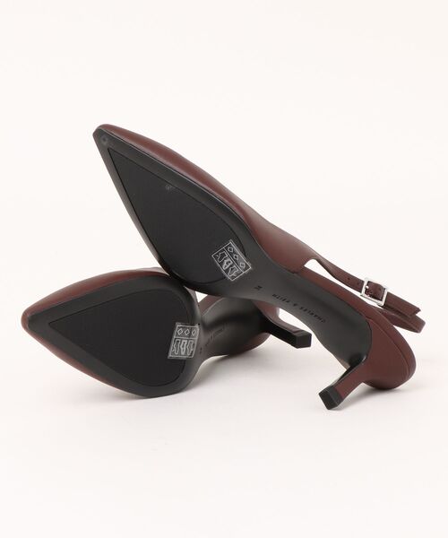 CHARLES & KEITH（チャールズ & キース）の「ポインテッドトゥ キトゥンヒールスリングバックパンプス（パンプス・レディース・ブラック系その他7/ダークブラウン・22cm/22.5cm/23cm/23.5cm/24.5cm/25cm/25.5cm/26.5cm）」の7枚目の写真
