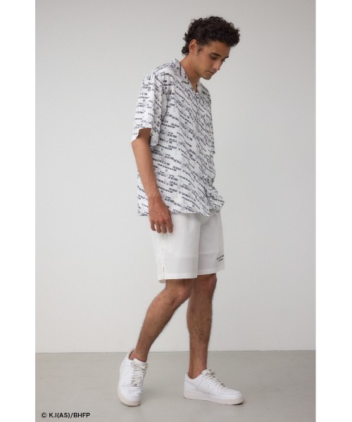 AZUL by moussy(アズールバイマウジー)の「【BREAKINGDOWN×範馬刃牙×AZUL】コラボ総柄シャツ(シャツ/ブラウス・メンズ・ホワイト/ブラック・MEDIUM/LARGE)」の5枚目の写真