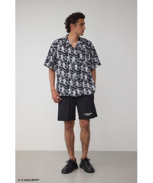 AZUL by moussy(アズールバイマウジー)の「【BREAKINGDOWN×範馬刃牙×AZUL】コラボ総柄シャツ(シャツ/ブラウス・メンズ・ホワイト/ブラック・MEDIUM/LARGE)」の16枚目の写真