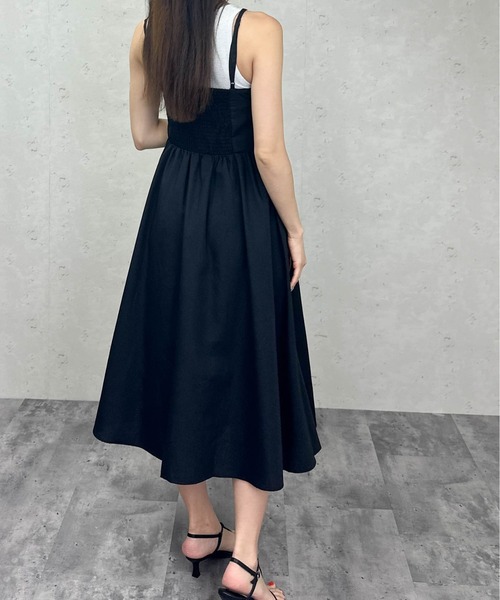 Per sist ence（パーシエンス）の「ブロードタックキャミワンピース（ワンピース・レディース・ブラウン/ブラック/アイボリー/ブルー・ONE SIZE）」の8枚目の写真