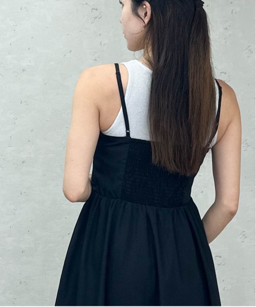 Per sist ence（パーシエンス）の「ブロードタックキャミワンピース（ワンピース・レディース・ブラウン/ブラック/アイボリー/ブルー・ONE SIZE）」の11枚目の写真