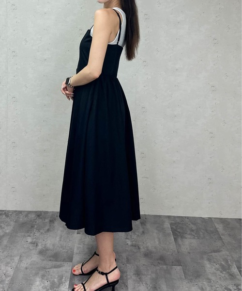 Per sist ence（パーシエンス）の「ブロードタックキャミワンピース（ワンピース・レディース・ブラウン/ブラック/アイボリー/ブルー・ONE SIZE）」の12枚目の写真