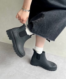 ORiental TRaffic | アンクル丈サイドゴア厚底レインブーツ/R-0023(レインシューズ)