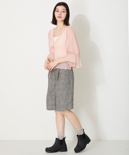 ORiental TRaffic（オリエンタルトラフィック）の「アンクル丈サイドゴア厚底レインブーツ/R-0023（レインシューズ・レディース・ブラック・S/M/L/LL）」の17枚目の写真