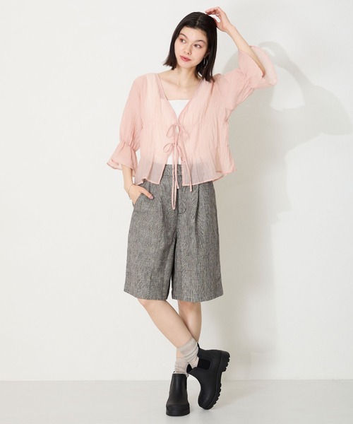 ORiental TRaffic（オリエンタルトラフィック）の「アンクル丈サイドゴア厚底レインブーツ/R-0023（レインシューズ・レディース・ブラック・S/M/L/LL）」の18枚目の写真