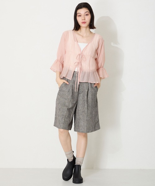 ORiental TRaffic（オリエンタルトラフィック）の「アンクル丈サイドゴア厚底レインブーツ/R-0023（レインシューズ・レディース・ブラック・S/M/L/LL）」の21枚目の写真