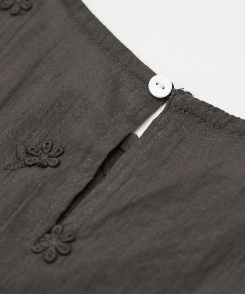 ROPE' PICNIC(ロペピクニック)の「3Dレースノースリーブブラウス(シャツ/ブラウス・レディース・オフホワイト/スミクロ・38)」の14枚目の写真