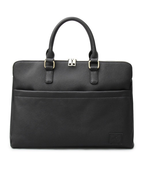 BEAMS ビジネスバッグSEEKER LEATHER BRIEFCASE セール】SYNTHETIC LEATHER BRIEFCASE（ビジネスバッグ
