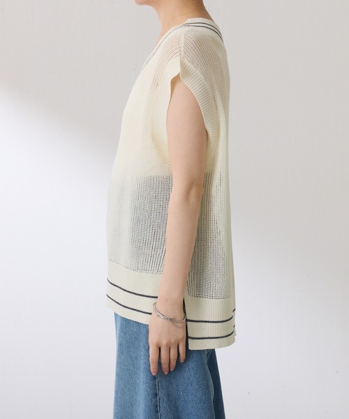 【極美品】COLLAGE GALLARDAGALANTE メッシュジレ　ベスト メッシュジレ/WEB限定（ベスト）｜COLLAGE GALLARDAGALANTE