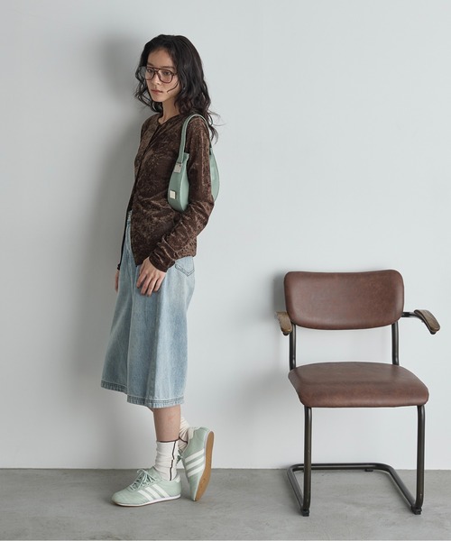 セール】2WAYベロアカーディガン（カーディガン/ボレロ）｜THE YOn