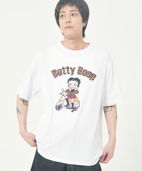 BETTYレオパードバイクTEE(M1)（Tシャツ/カットソー）｜BETTY