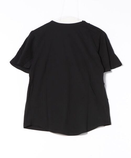 RCD(アールシーディー)の「ブラウス風タックスキッパー半袖Tシャツ(Tシャツ/カットソー・レディース・ホワイト/モカ/グレイッシュベージュ/ブラック/チャコールグレー・LL~3L/4L~5L/M-L)」の6枚目の写真