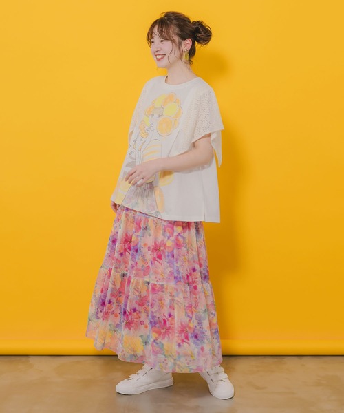 ScoLar Tシャツ スカラー 152668 オレンジスカラーちゃん 柄