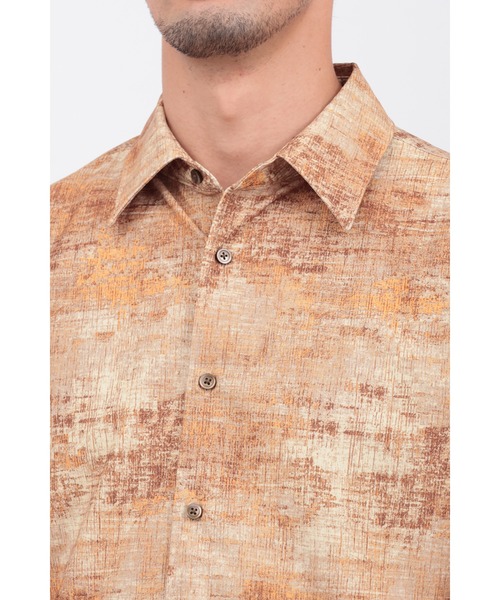 HIGH STREET（ハイストリート）の「ﾊｲﾃﾝｼｮﾝﾊﾟﾃｨｰﾅﾌﾟﾘﾝﾄｼｬﾂ（シャツ/ブラウス・メンズ・ネイビー・L/M/LL/S）」の7枚目の写真