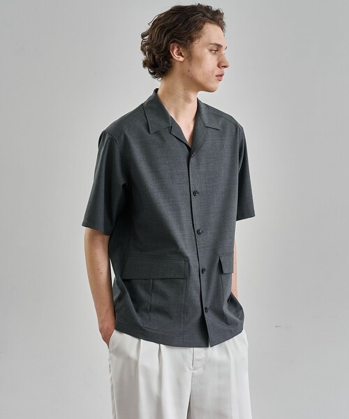 UNITED TOKYO　SCHONHERR WOOL ファティーグシャツ セール】SCHONHERR WOOL ファティーグシャツ（シャツ/ブラウス