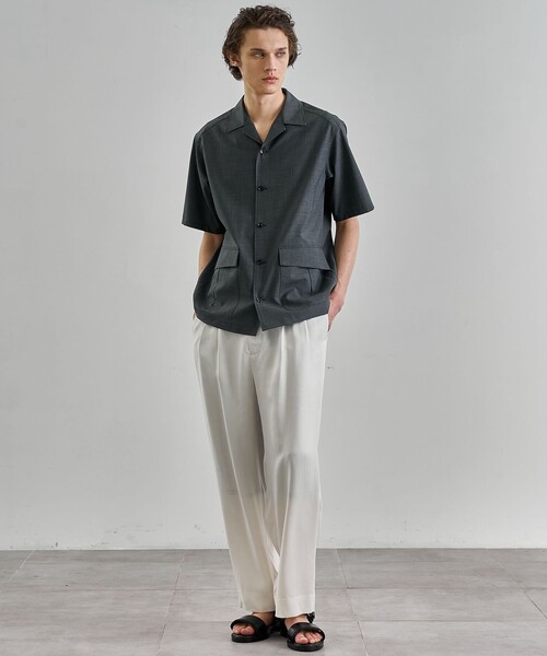 UNITED TOKYO　SCHONHERR WOOL ファティーグシャツ セール】SCHONHERR WOOL ファティーグシャツ（シャツ/ブラウス