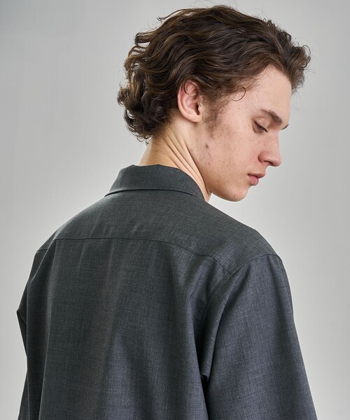UNITED TOKYO(ユナイテッドトウキョウ)の「SCHONHERR WOOL ファティーグシャツ(シャツ/ブラウス・メンズ・ブラック/ダークグレー・1/2)」の16枚目の写真