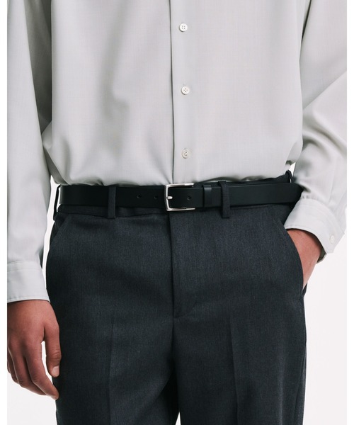 SOPHNET.(ソフネット)の「STANDARD LEATHER BELT(ベルト・メンズ・ブラック・3/2)」の2枚目の写真