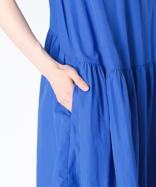 Cepica（セピカ）の「ナイロンウエストギャザー両前ワンピース（ワンピース・レディース・ピンク/ブルー・FREE）」の19枚目の写真