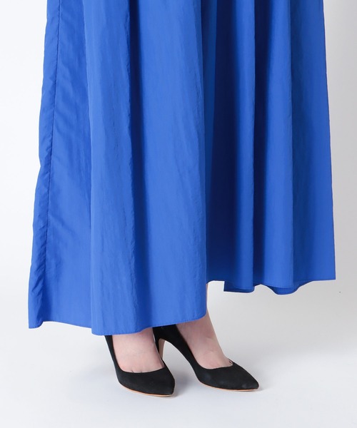 Cepica（セピカ）の「ナイロンウエストギャザー両前ワンピース（ワンピース・レディース・ピンク/ブルー・FREE）」の18枚目の写真