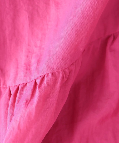 Cepica（セピカ）の「ナイロンウエストギャザー両前ワンピース（ワンピース・レディース・ピンク/ブルー・FREE）」の12枚目の写真